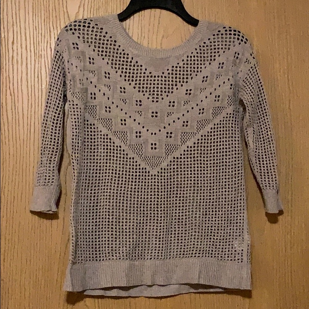 American Eagle - Size XS Gray knit sweater